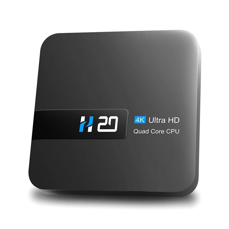 H20 Ʈ TV ڽ, ȵ̵ 10.0, 1GB, 8GB, 4K HD, H.265 ̵ ÷̾, ȵ̵ 3D ,  1080P Ʈ, US ÷ 